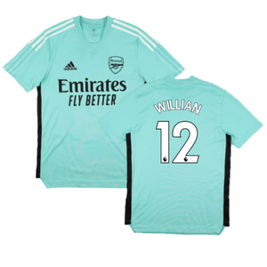 Arsenal 2021-22 Adidas Training Shirt (S) (WILLIAN 12) (Excellent)_0