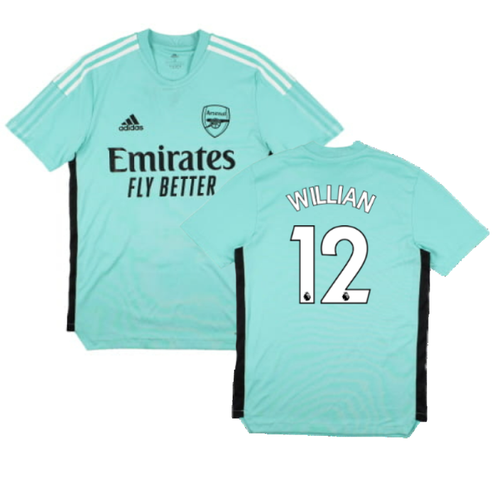 Arsenal 2021-22 Adidas Training Shirt (S) (WILLIAN 12) (Excellent)