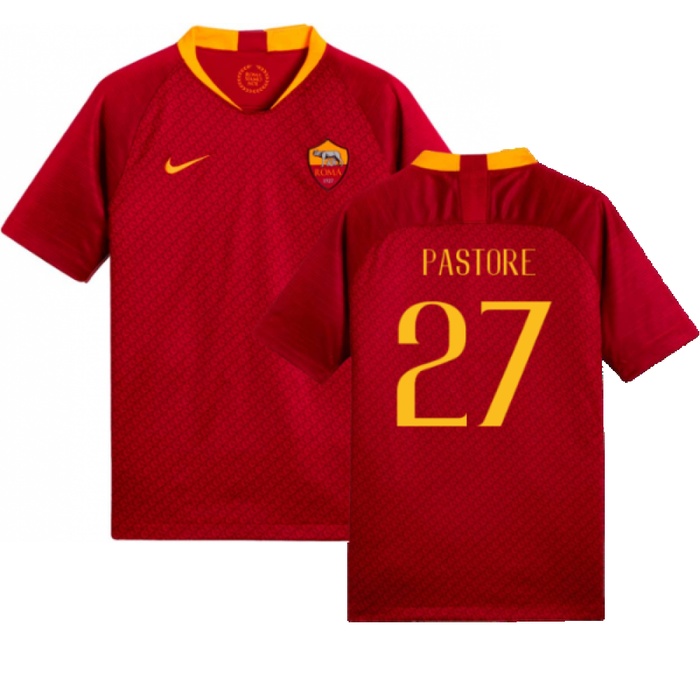 AS Roma 2018-19 Home Shirt (Mint) (Pastore 27)