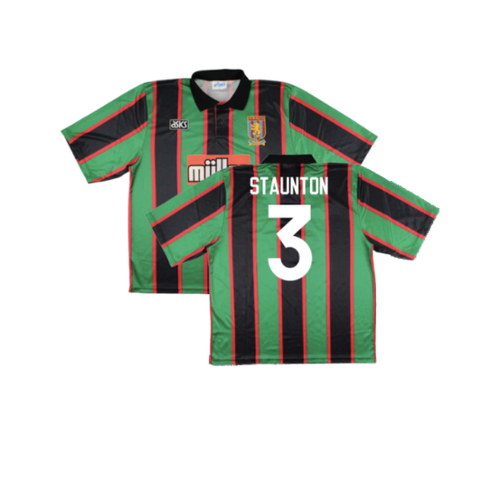 Aston Villa 1993-95 Away Shirt (L) (Good) (Staunton 3)_0