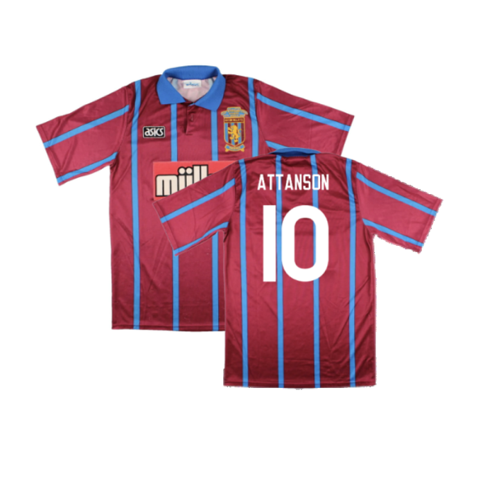 Aston Villa 1993-95 Home (XL) (Excellent) (Attanson 10)