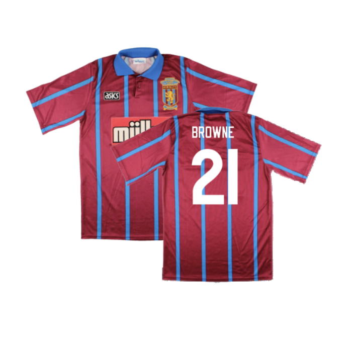 Aston Villa 1993-95 Home (XL) (Excellent) (Browne 21)