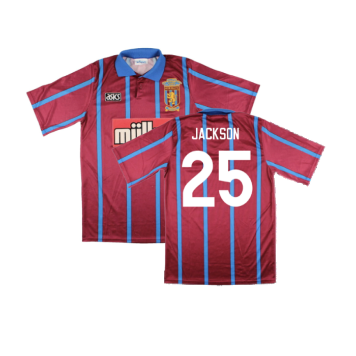 Aston Villa 1993-95 Home (XL) (Excellent) (Jackson 25)