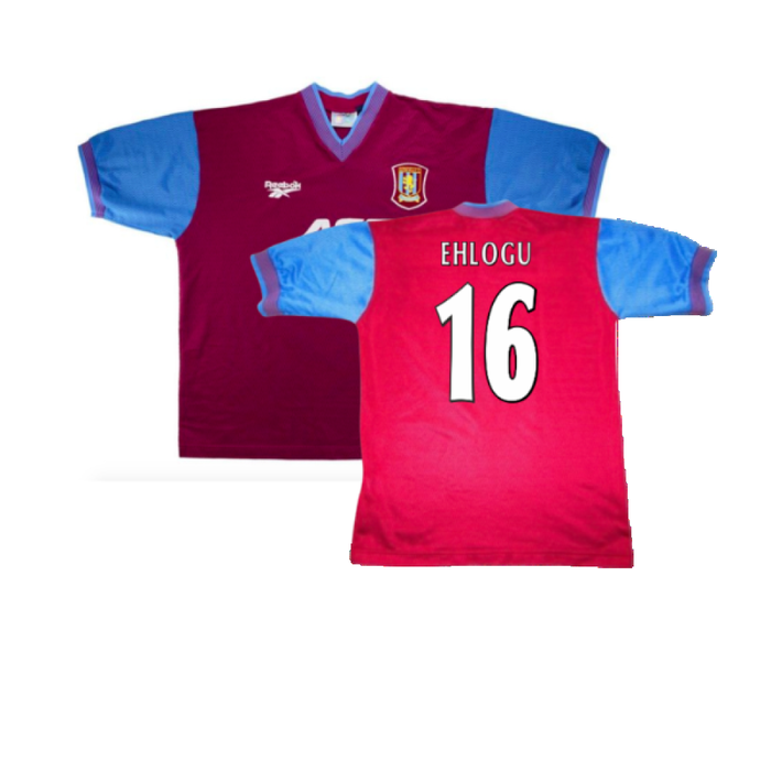 Aston Villa 1997-1998 Home Shirt (Excellent) (Ehlogu 16)