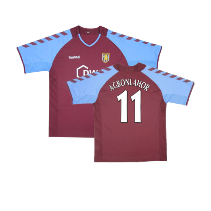 Aston Villa 2004-05 Home Football Shirt (Excellent) (Agbonlahor 11)