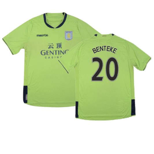 Aston Villa 2012-13 Away Shirt (S) (Excellent) (Benteke 20)_0