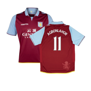 Aston Villa 2012-13 Home Shirt (L) (Very Good) (Agbonlahor 11)_0