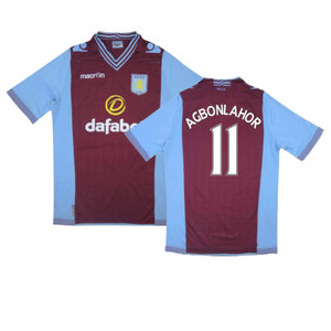 Aston Villa 2013-14 Home Shirt (M) (Mint) (Agbonlahor 11)_0