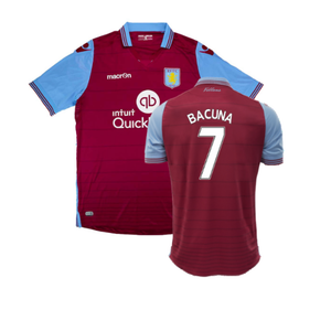 Aston Villa 2015-16 Home Shirt (XL) (Very Good) (Bacuna 7)_0