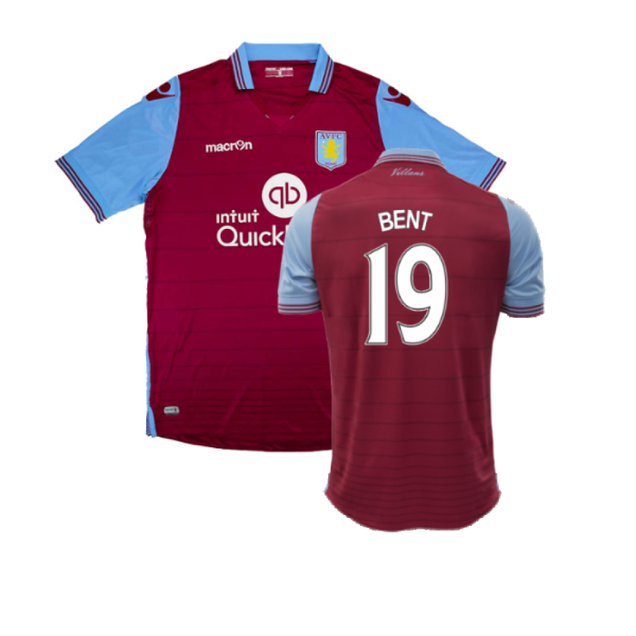 Aston Villa 2015-16 Home Shirt (XL) (Very Good) (Bent 19)