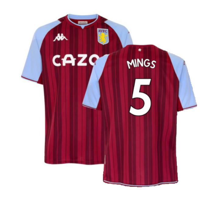 Aston Villa 2021-22 Home Shirt (M) (MINGS 5) (Excellent)