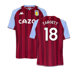 Aston Villa 2021-22 Home Shirt (M) (TARGETT 18) (Excellent)_0