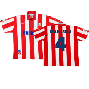 Atletico Madrid 1997-1998 Home Shirt (M) (Excellent) (Frascarelli 4)_0