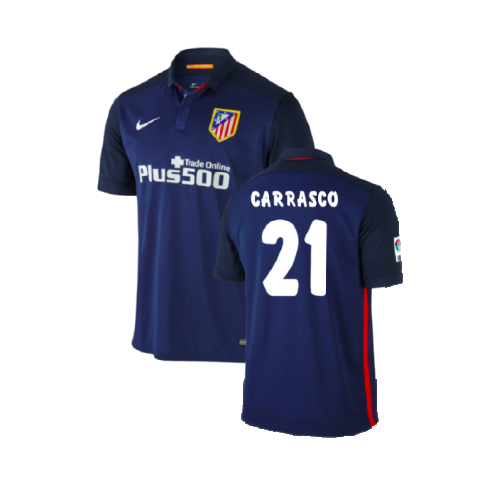 Atletico Madrid 2015-16 Away Shirt (XLB) (Excellent) (Carrasco 21