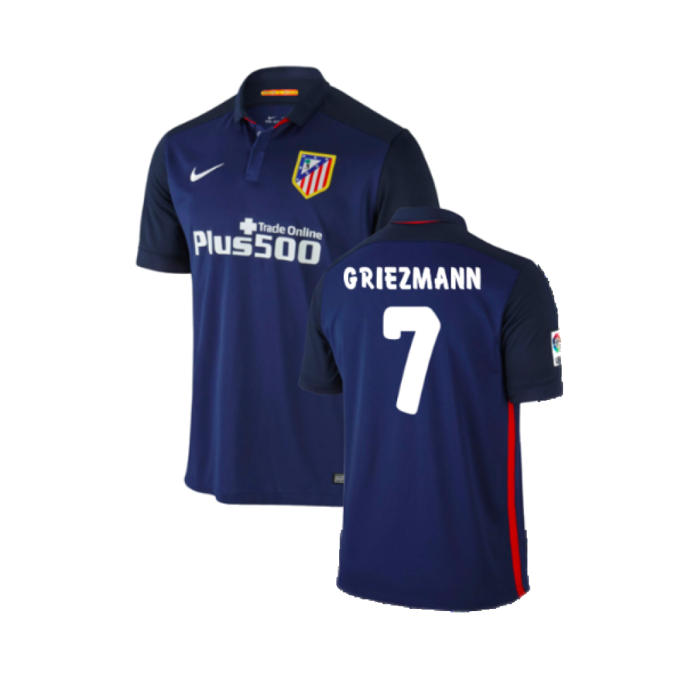 Authentic Atletico Madrid Nike 2015/16 Jersey, Griezmann with La hotsell Liga patch