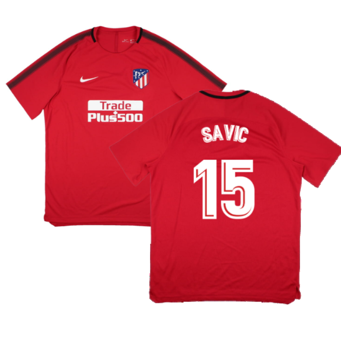 Atletico Madrid 2017-18 Nike Training Shirt (XL) (Savic 15) (Mint)