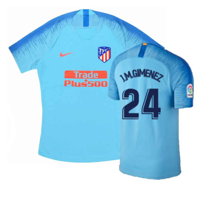 Atletico Madrid 2018-19 Away Shirt (M) (Good) (J.M.Gimenez 24)