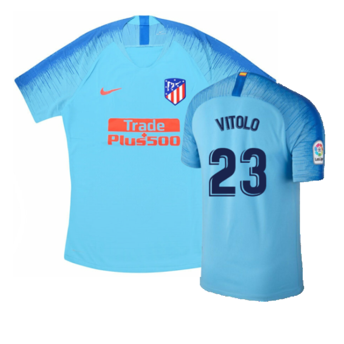 Atletico Madrid 2018-19 Away Shirt (S) (Mint) (Vitolo 23)