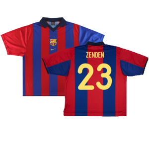 Barcelona 2000-01 Home Shirt (XL) (Very Good) (Zenden 23)_0