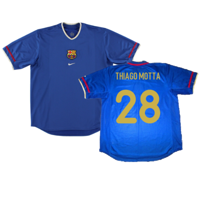 Barcelona 2001-02 Third Shirt (M) (Fair) (Thiago Motta 28)