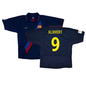 Barcelona 2003-04 Third Shirt (L) (Fair) (Kluivert 9)_0