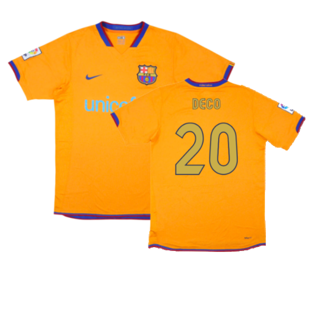 barcelona orange away kit