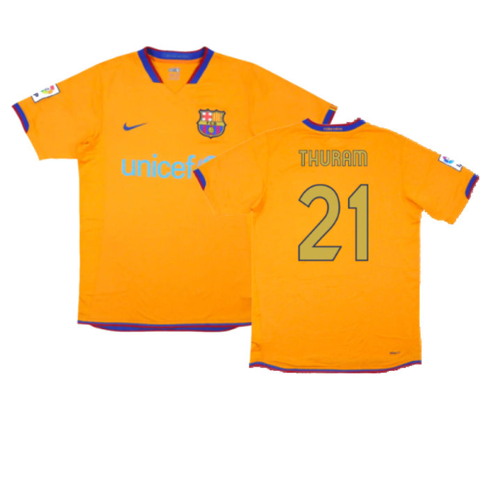 Barcelona 2006-07 Away Shirt (Excellent) (Thuram 21)