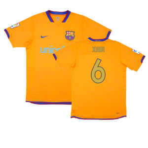 Barcelona 2006-07 Away Shirt (L) (Good) (Xavi 6)_0