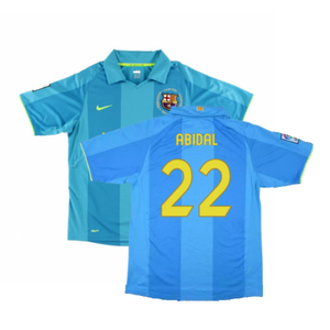 Barcelona 2007-08 Away Shirt (XXL) (Excellent) (Abidal 22)_0