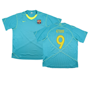 Barcelona 2007-08 Nike Training Shirt (M) (Good) (Etoo 9)_0