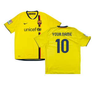 Barcelona 2008-10 Away Shirt (M) (Your Name 10) (Very Good)_0