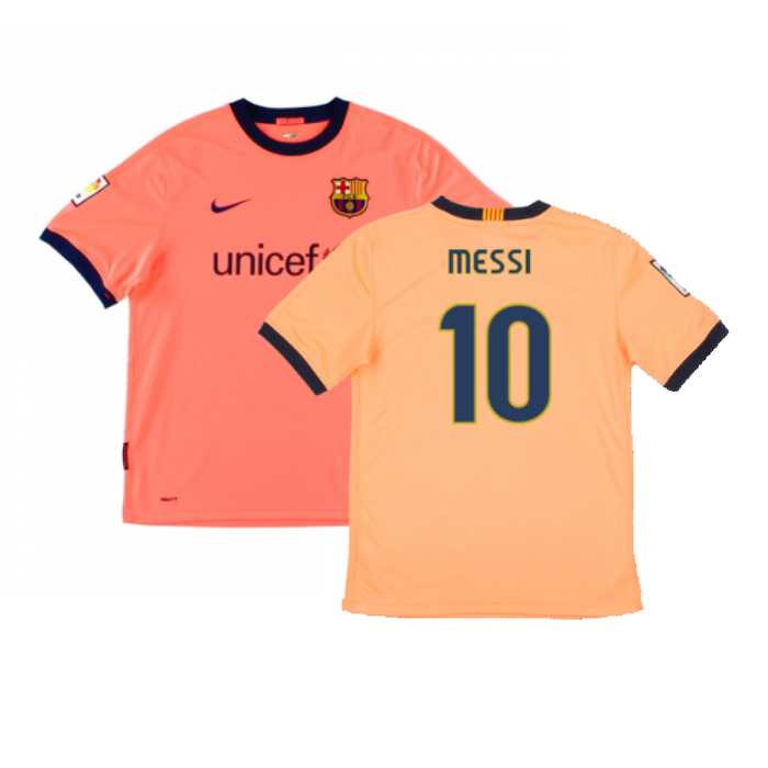 Barcelona 2009-10 Away Shirt (S) (Excellent) (Messi 10)