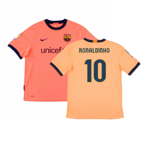 Barcelona 2009-10 Away Shirt (S) (Excellent) (Ronaldinho 10)_0