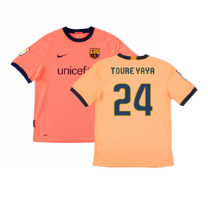 Barcelona 2009-10 Away Shirt (S) (Excellent) (Toure Yaya 24)_0