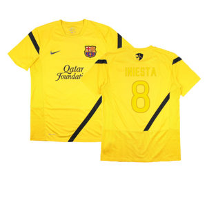 Barcelona 2011-12 Nike Training Shirt (S) (Iniesta 8) (Excellent)_0