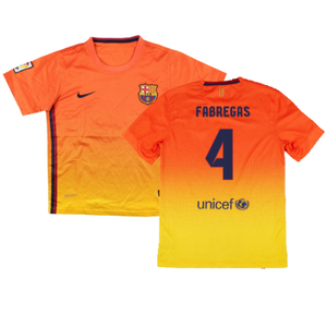 Barcelona 2012-13 Away Shirt (Sponsorless) (LB) (FABREGAS 4) (Very Good)_0