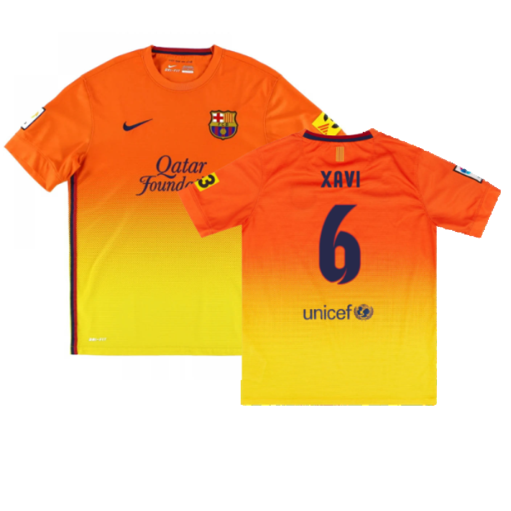 Barcelona 2012-13 Away Shirt (Very Good) (Xavi 6) – Classic