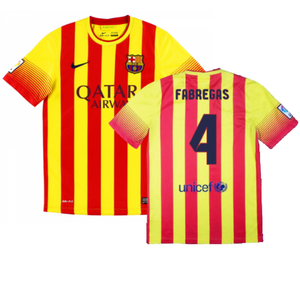 Barcelona 2013-14 Away Shirt (Very Good) (Fabregas 4)_0