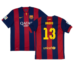 Barcelona 2014-15 home shirt (L) (Mint) (Bravo 13)_0