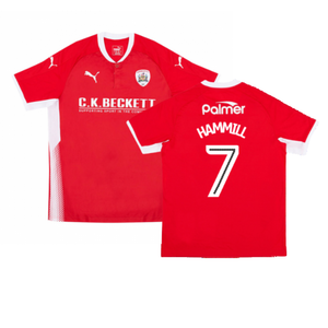 Barnsley 2017-18 Home Shirt (Mint) (HAMMILL 7)_0