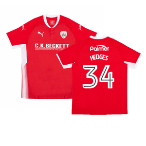 Barnsley 2017-18 Home Shirt (Mint) (HEDGES 34)_0