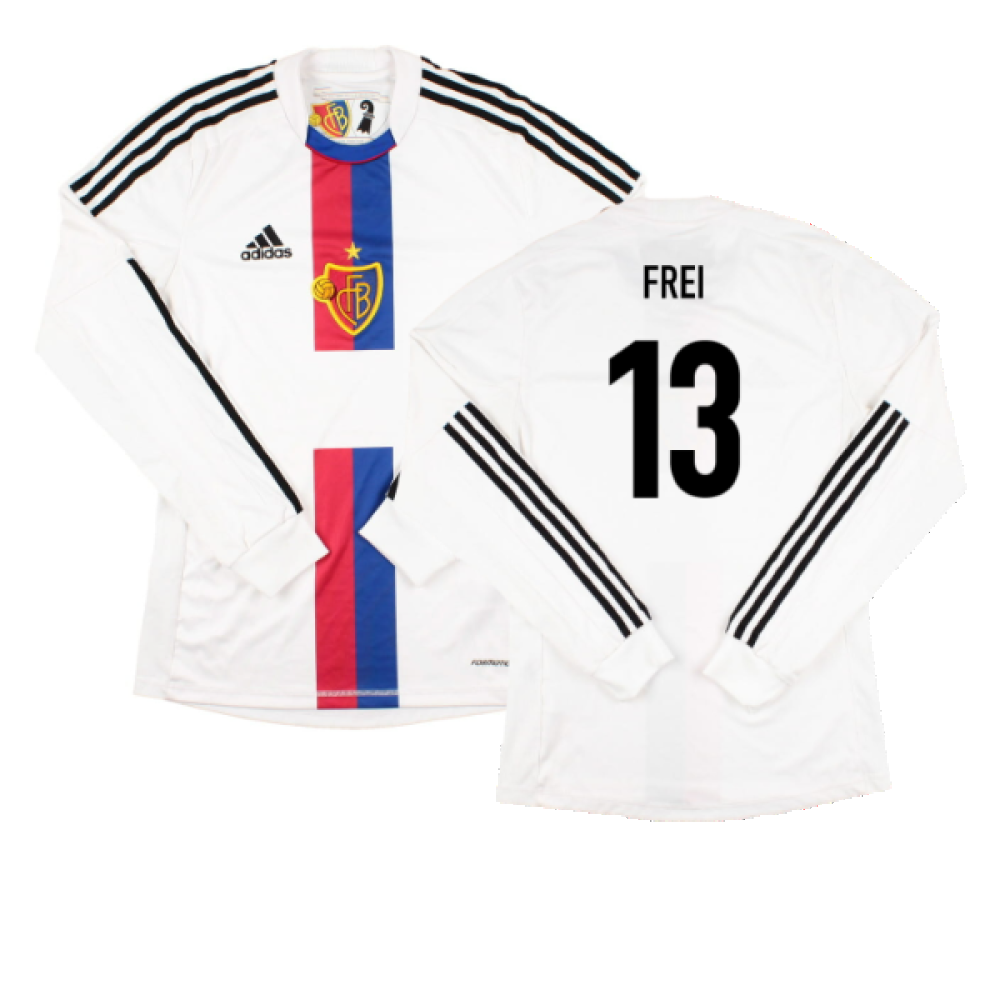 Basel 2012-14 Long Sleeve Away Shirt (Player Version) (S) (Very Good) (Frei 13)_0