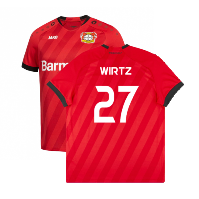 Bayer Leverkusen 2019-20 Home Shirt (Very Good) (Wirtz 27)