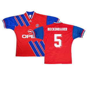 Bayern Munich 1993-95 Home Shirt (S) (Very Good) (Beckenbauer 5)_0