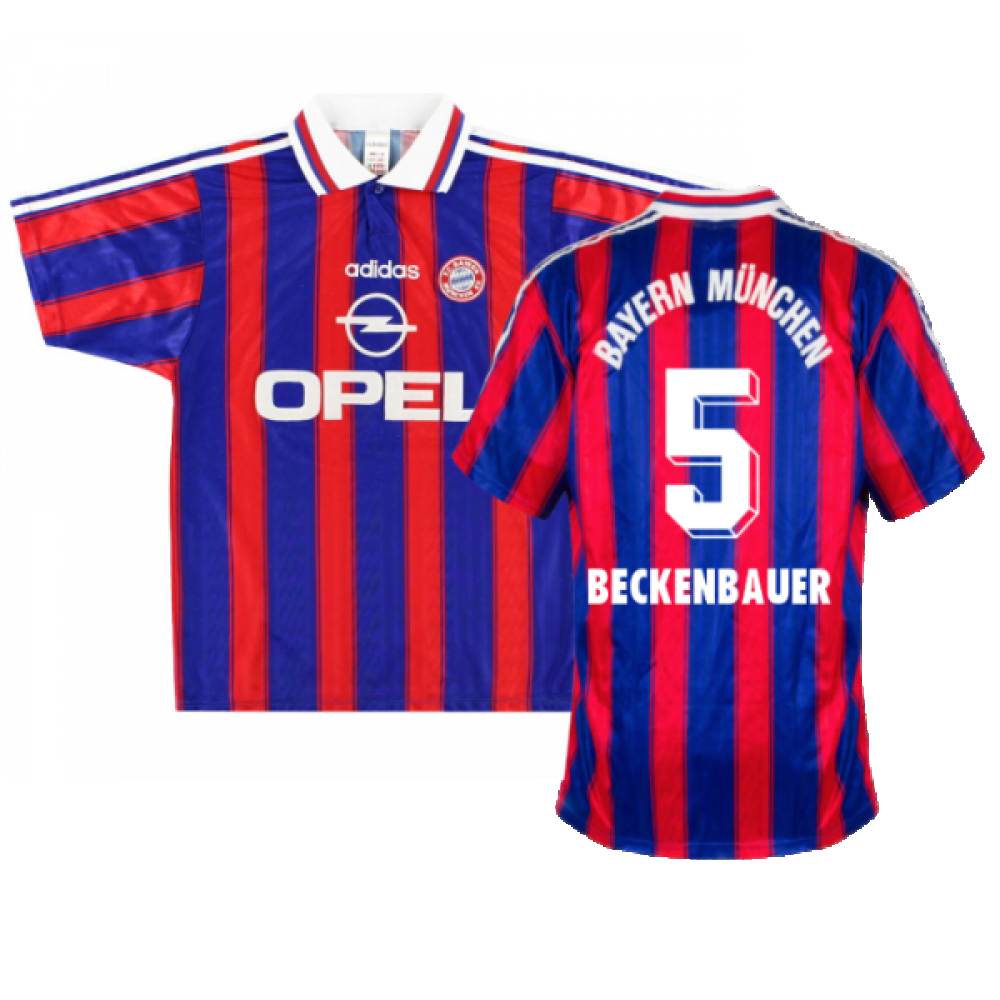 Bayern Munich 1995-97 Home Shirt (2XL) (Excellent) (BECKENBAUER 5)_0