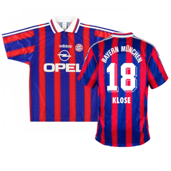 Bayern Munich 1995-97 Home Shirt (Very Good) (Klose 18)