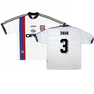 Bayern Munich 1996-98 Away Shirt (L) Strunz #8 (Fair) (Ziege 3)_0