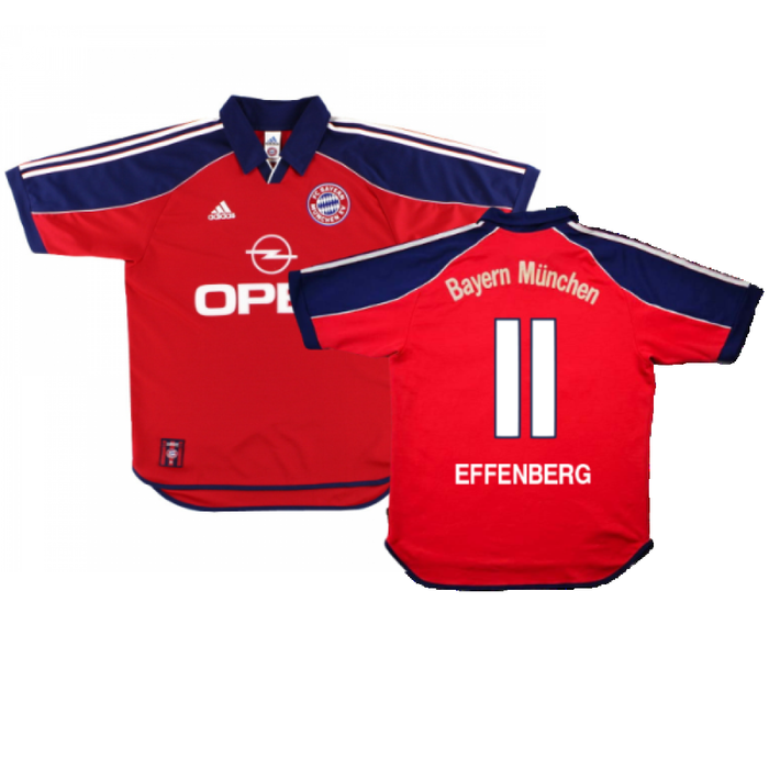 Bayern Munich 1999-01 Home Shirt (XL) (Very Good) (Effenberg 11)