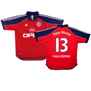 Bayern Munich 1999-01 Home Shirt (S) (Excellent) (Paulo Sergio 13)_0