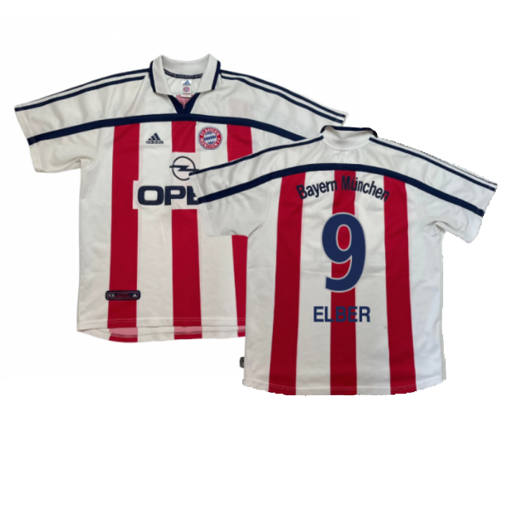 Bayern Munich 2000-02 Away Shirt (S) (Very Good) (Elber 9)_0